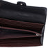 CHANEL Matelasse Long Flap Wallet Black Caviar Leather